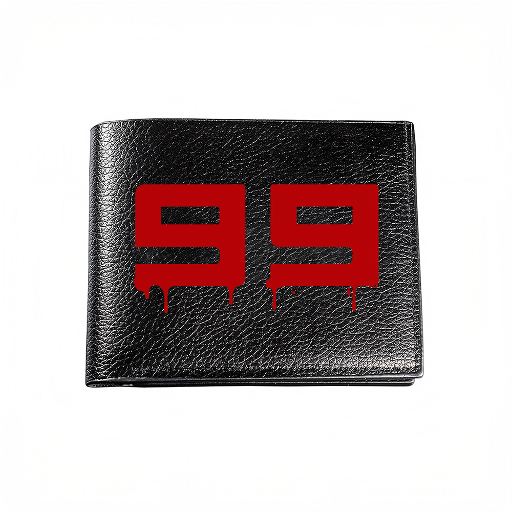 Men Accessories Photos - Red Dripping Ninety Nine Number Design