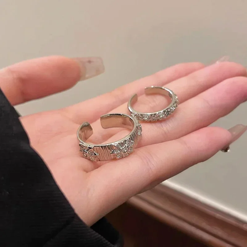 Shiny Metal Open Ring for Men  - огляд і ціна Men Accessories Drawing