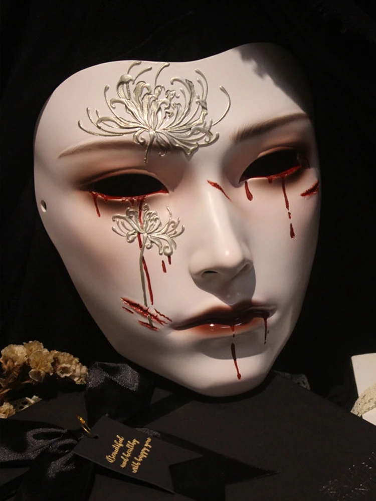 Mask Retro Hand Drawing Fashio - огляд і ціна Men Accessories Drawing
