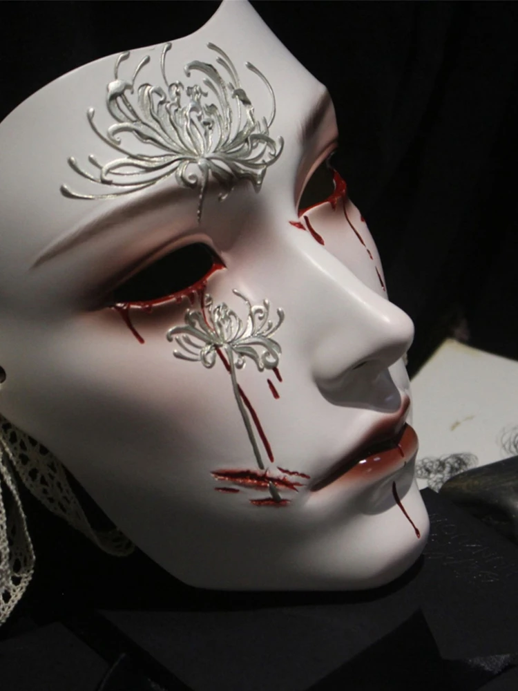 Mask Retro Hand Drawing Fashio - огляд і ціна Men Accessories Drawing