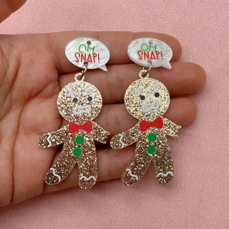 10pcs Cute Christmas Gingerbre - огляд і ціна Men Accessories Pendant