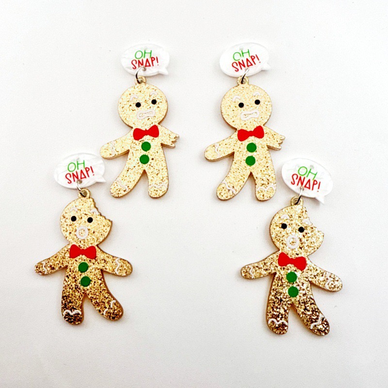 10pcs Cute Christmas Gingerbre - огляд і ціна Men Accessories Pendant