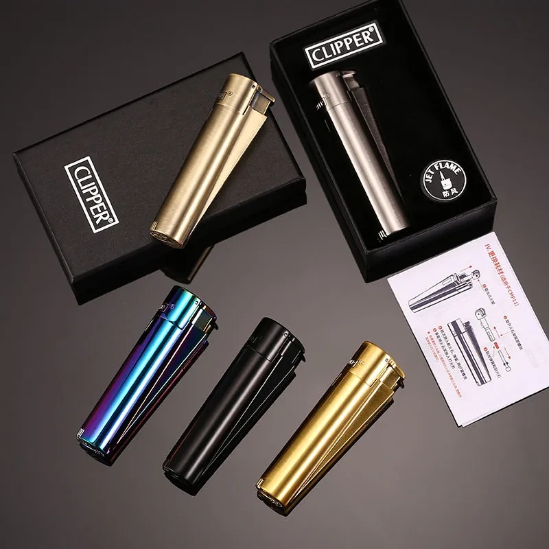 CLIPPER Metal Butane Gas Light - огляд і ціна Men Accessories Gift Box