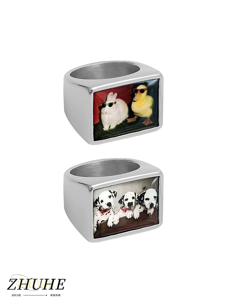 Copper Alloy Animal Photo Prin - огляд і ціна Men Accessories Photos