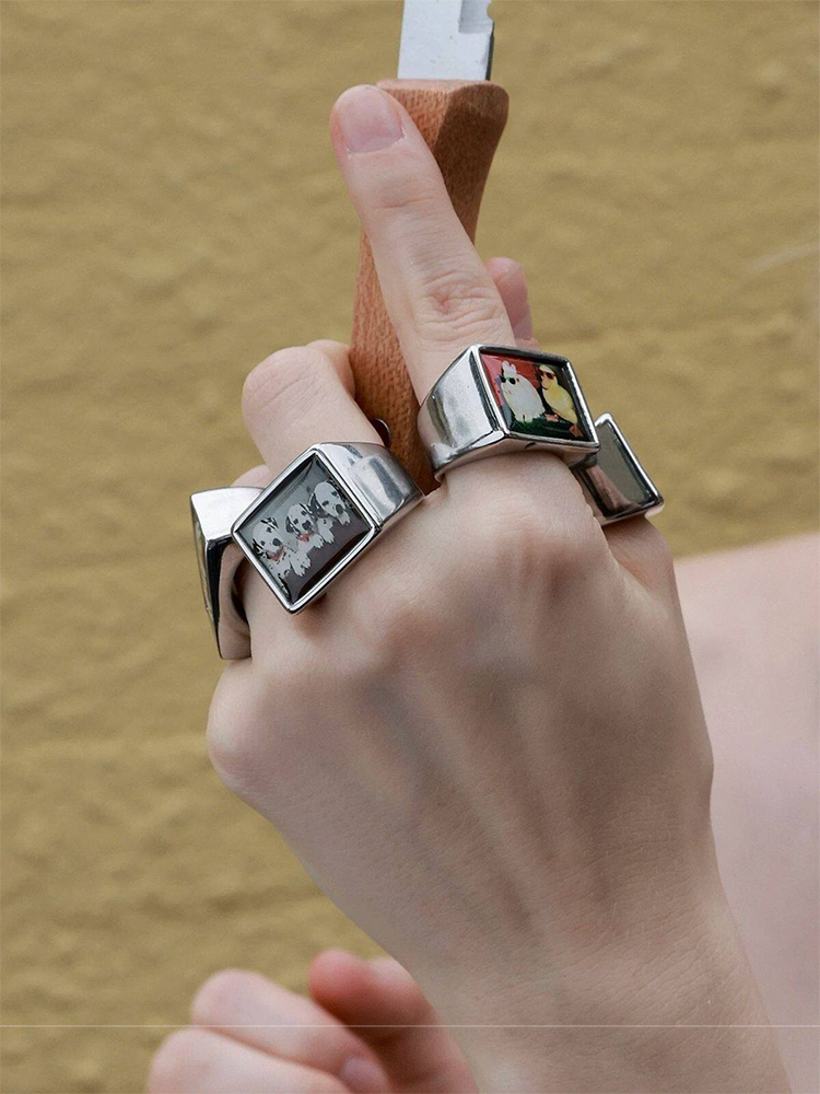 Copper Alloy Animal Photo Prin - огляд і ціна Men Accessories Photos