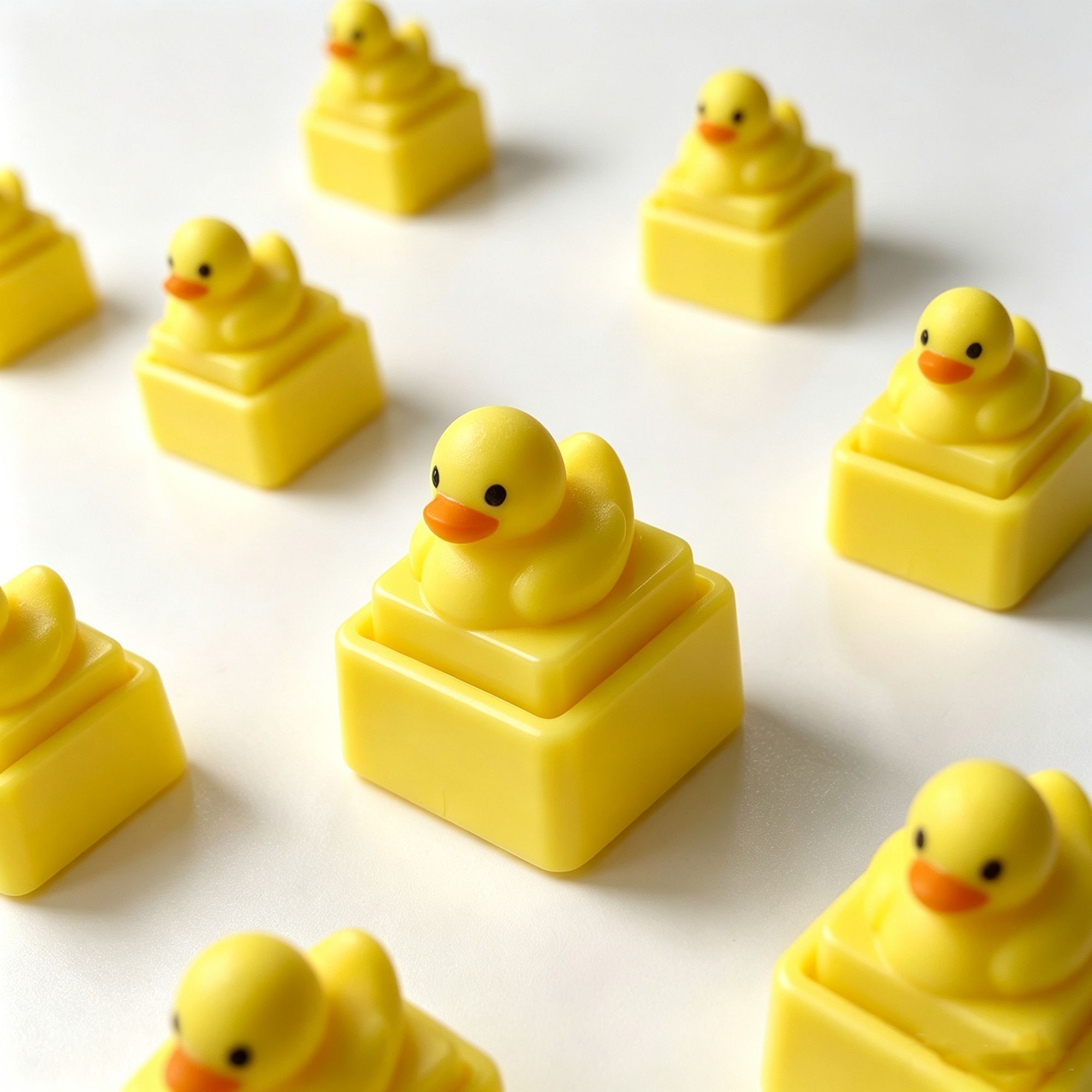 Cute Yellow Duck Press Keychai - огляд і ціна Men Accessories Pendant