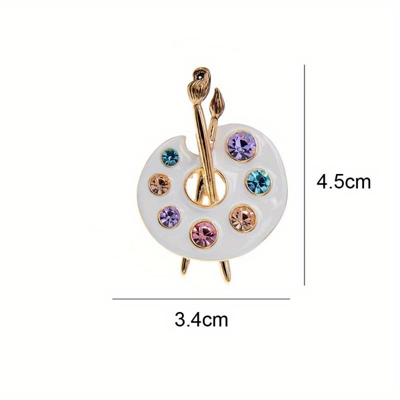 Draw Palette Brooch Creative R - огляд і ціна Men Accessories Drawing