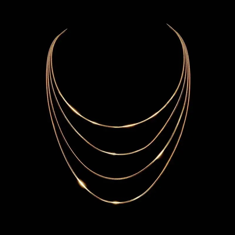 B&C 1.2mm Gold Color Stainless - огляд і ціна Men Accessories Chain