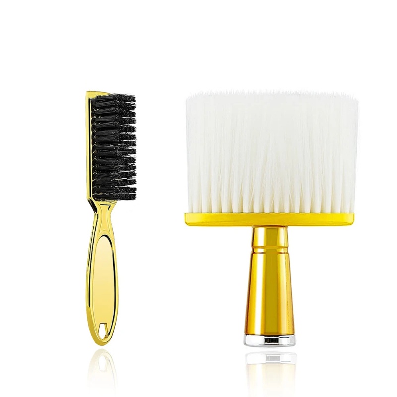 2Pcs Salon Barber Neck Brush S - огляд і ціна Men Accessories Combo Set