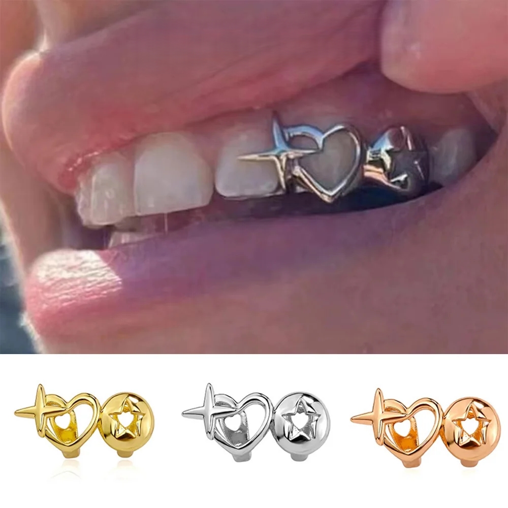 Punk Hip Hop Hollow Heart Teet - огляд і ціна Men Accessories Silver