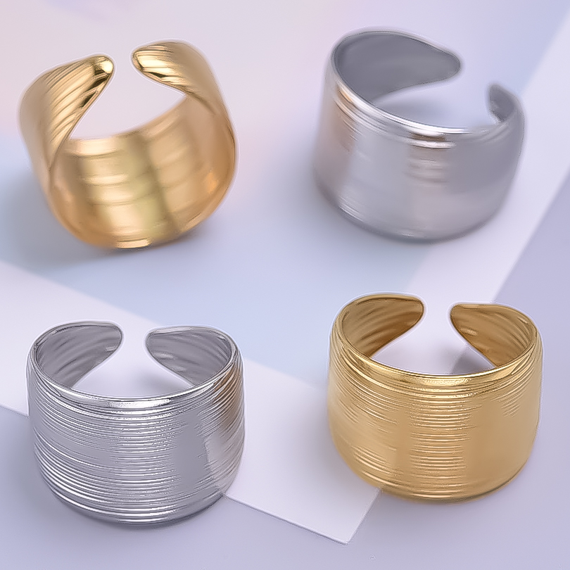 Korea Fashion Wide Ring Open S - огляд і ціна Men Accessories Drawing