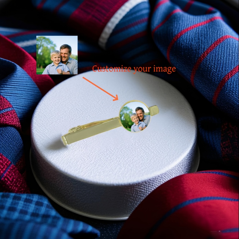 Custom Photo Engraved Text Tie - огляд і ціна Men Accessories Photos