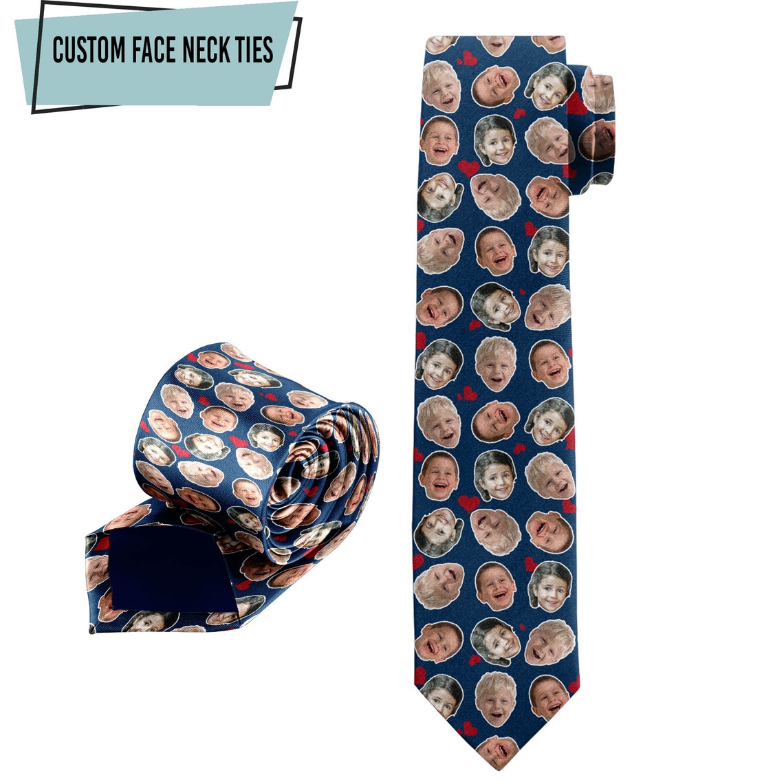 Personalize Your Photo Tie Fac - огляд і ціна Men Accessories Photos
